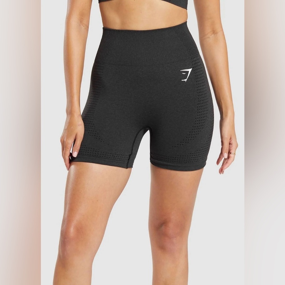 Gymshark Vital Shorts | Black Marl | XL